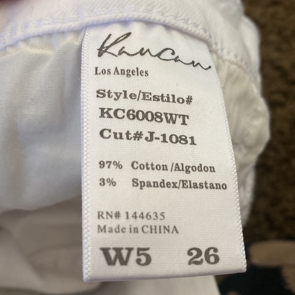 Kancan white Jean with stretch material. - Picture 6 of 6
